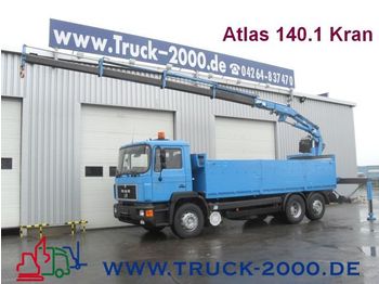 MAN 26.342 6x2 m. ATLAS 140.1 Heckladekran faltbar - Mobile crane