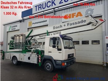 MAN 8.113 Klaas Montage Dachdecker Kran 32m 1000 kg. - Mobile crane