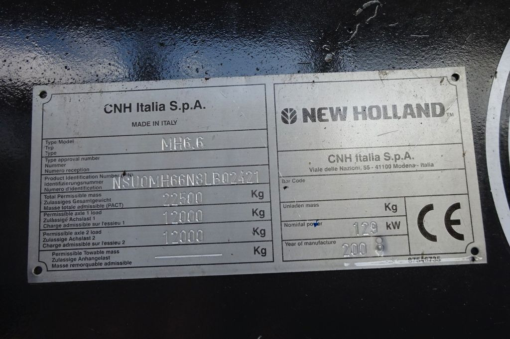 Wheel excavator New Holland MH6.6 Umschlabagger Mit Magnet Anlage: picture 20