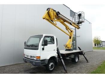 Truck with aerial platform Nissan CABSTAR 35.10 - OIL & STEEL SNAKE 179 CITY BOOM: picture 1