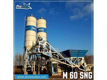 New Concrete plant PROMAXSTAR Mobile Concrete Batching Plant PROMAX M60-SNG(60m³/h): picture 1