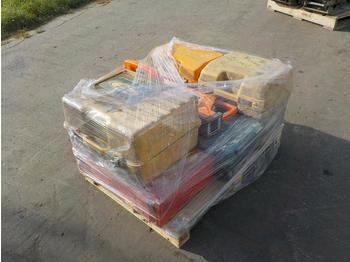 Construction equipment Pallet of Assorted Electric Tools, Laser, Drills: picture 1