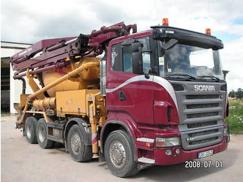 Concrete pump truck SCANIA R420: picture 1