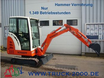 Mini excavator SCHAEFF HR 12 Minibagger neuw. / Zustand / nur 1349 BS: picture 1