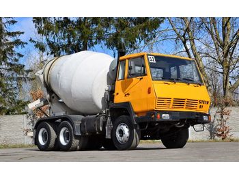 Concrete mixer truck STEYR 1491 CONCRETE MIXER: picture 1
