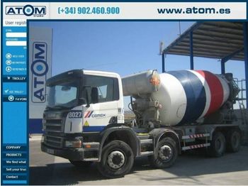 Concrete mixer truck Scania P420 8x4: picture 1