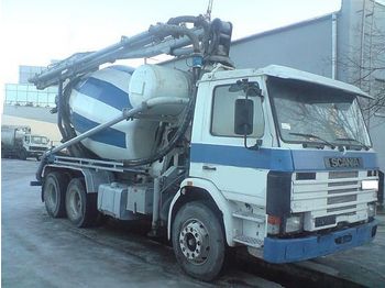 Concrete mixer truck Scania P92H, 6x4, 6m3, 12m: picture 1