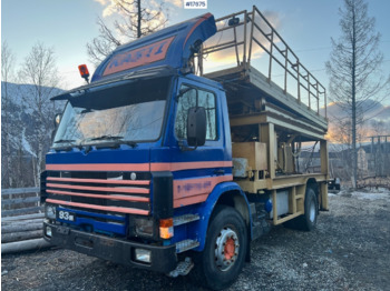 Truck with aerial platform SCANIA P93