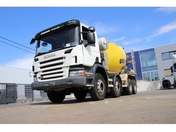 Concrete mixer truck Scania P 380 + LIEBHERR: picture 1