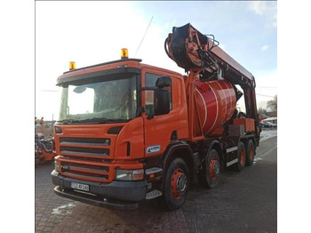 Concrete mixer truck SCANIA P