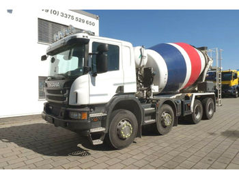 Concrete mixer truck Scania Scania P 370/8x4 - 9m³ Stetter: picture 1