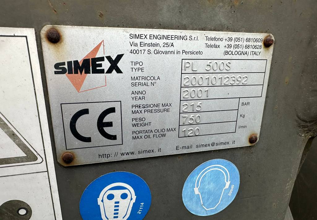 Simex PL500S  leasing Simex PL500S: picture 5