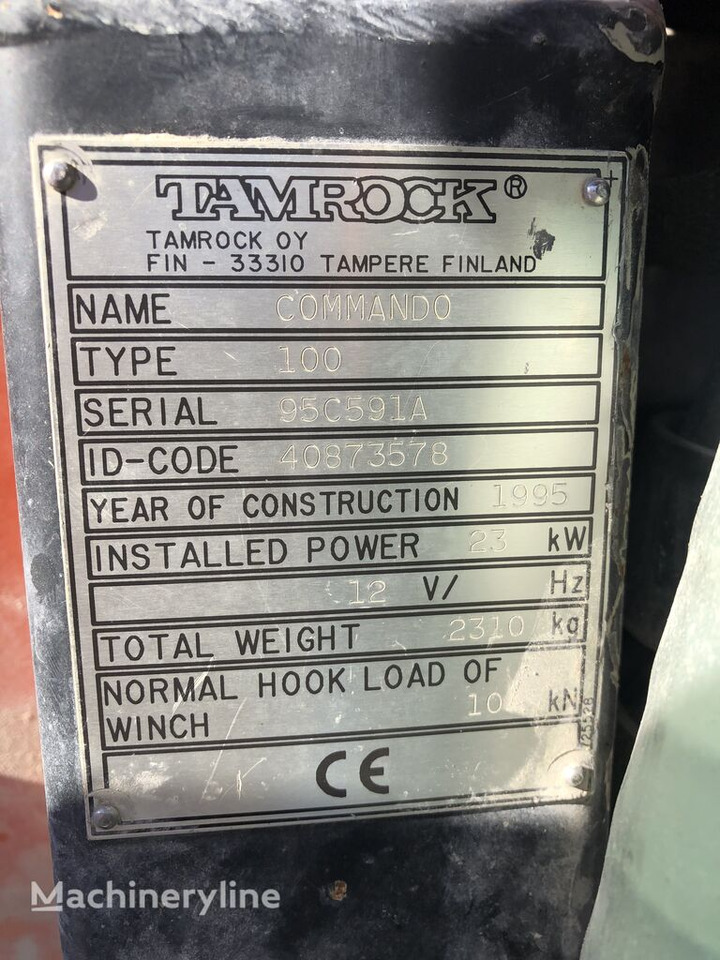 Drilling machine Tamrock Commando 100: picture 5
