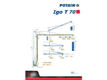 Potain IGO T 70 - Tower crane