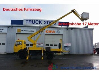 Truck with aerial platform Mercedes-Benz 1013 Ruthmann 17 m seitl. Auslage 13 m isoliert