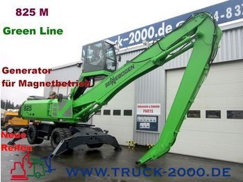 SENNEBOGEN 825 M Green Line Umschlagbagger 13 KW Generator - Wheel excavator