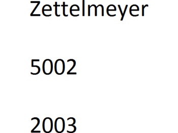 ZETTELMEYER 5002 - Wheel loader