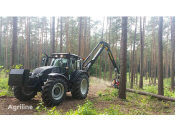VALTRA N143 H+ Kesla+ Nisula - Forestry tractor