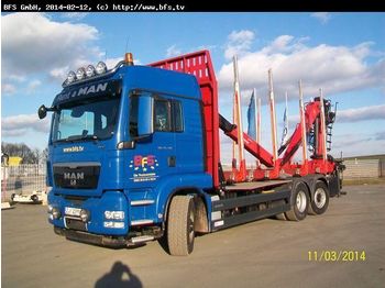 MAN TGS 26.480 6x4H-2 BL Kurzholz  - Forestry trailer
