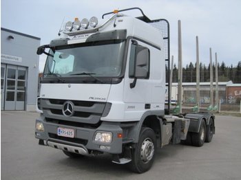 Mercedes-Benz ACTROS 3355-6x4/ 45 - Forestry trailer