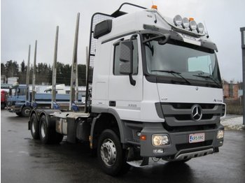 Mercedes-Benz ACTROS 3355-6x4/ 45 EC - Forestry trailer
