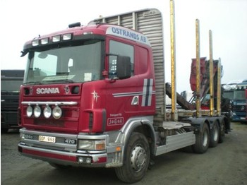 Scania 124 8X4 - Forestry trailer