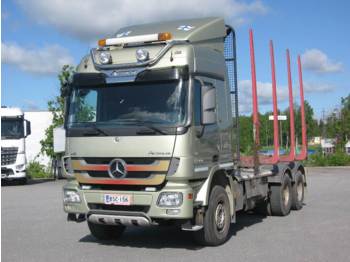 Forestry trailer for transportation of timber Mercedes-Benz ACTROS 2660-6x4/ 45: picture 1