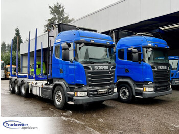 Forestry trailer Scania R730 V8 Euro 6, 8x4 Big axles, PTO, Retarder: picture 1