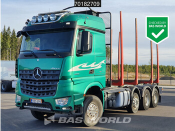 Mercedes-Benz Arocs 3563 8X4 Retarder Big Axle Lift-Lenkachse Euro 6 Engine 150.000KM - timber transport