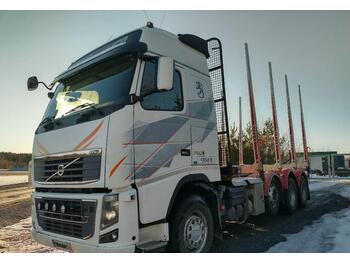 Timber transport Volvo FH750 puuvarustus, napaperät,trippeli