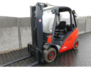 4-wheel front forklift Linde H20T