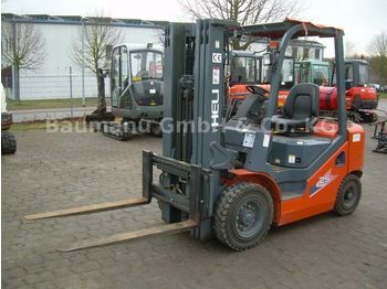 Forklift Heli CPQD 25, Triplex Freihub Seitenschieber