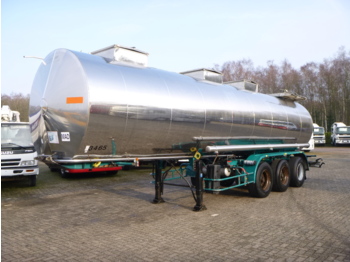 Tanker semi-trailer for transportation of chemicals BSLT Chemical tank inox 30 m3 / 1 comp: picture 1
