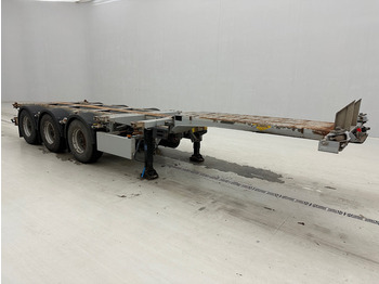 Container transporter/ Swap body semi-trailer Broshuis Polyvalent skelet ADR 2 x 20-30-40-45 ft: picture 3