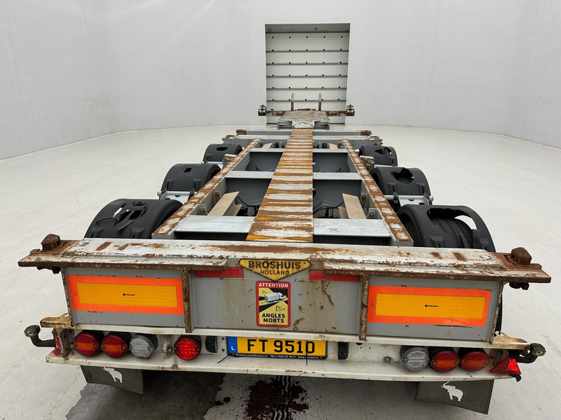 Container transporter/ Swap body semi-trailer Broshuis Polyvalent skelet ADR 2 x 20-30-40-45 ft: picture 6