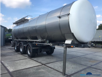 Tanker semi-trailer Burg BPO 13-30 RCZXX Inox Foodtanker 33.000 litre pump: picture 1