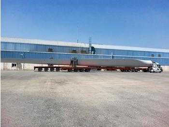 Chassis semi-trailer KOMODO 4 AXLE HYDRAULIC STEERING