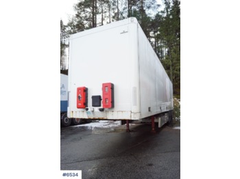  Ekeri 3 axle box semitrailer w/ full sideopening - Closed box semi-trailer