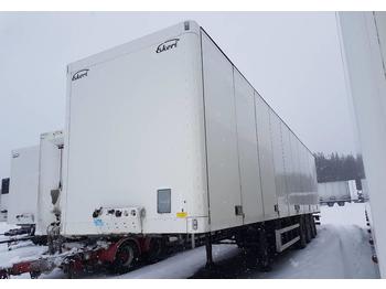 Ekeri Kappaletavara ppv, hyvät renkaat, DJK-790  - Closed box semi-trailer