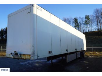  Ekeri L2 Citysemi w/ full side opening & lift - Closed box semi-trailer