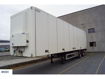  Ekeri L-2 Citytralle w / full side opening and rear lift - Closed box semi-trailer