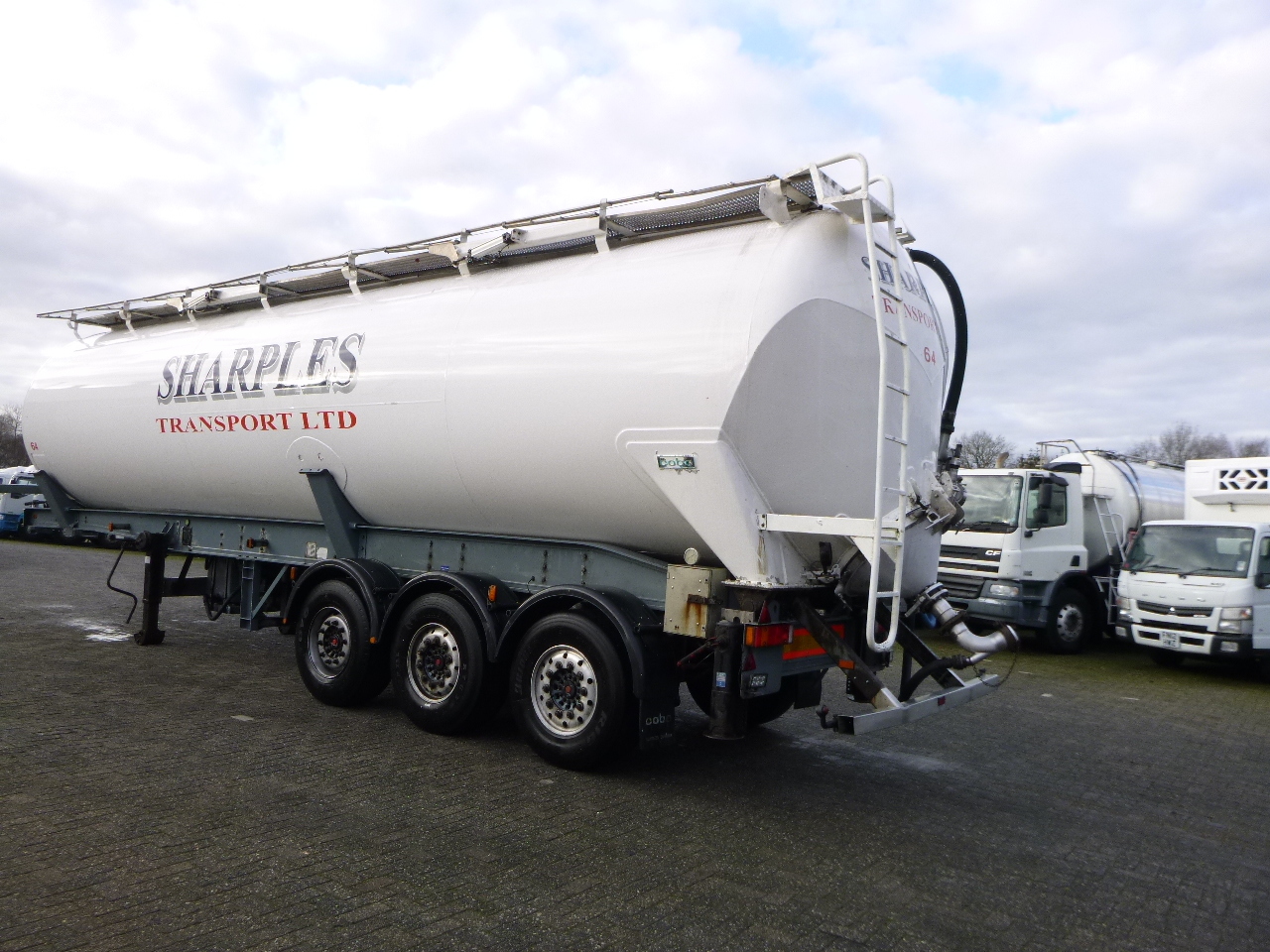 Tanker semi-trailer for transportation of flour Cobo Powder tank alu 58 m3 (tipping): picture 3