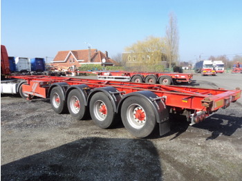 Turbo Hoet Container chassis - 4 axle - Container transporter/ Swap body semi-trailer