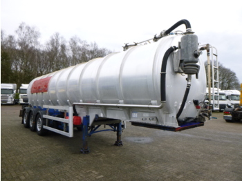 Tanker semi-trailer Crossland Vacuum tank alu 33 m3 / 1 comp + pump: picture 2