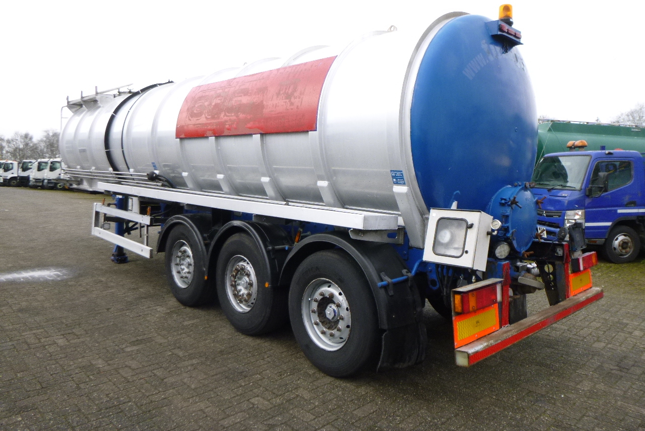 Tanker semi-trailer Crossland Vacuum tank alu 33 m3 / 1 comp + pump: picture 3