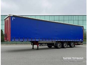 Hertoghs 3-AS STUURAS TRIDEC LIFTAS 2.000 KG LAADKLEP GESCOOPEERD CHASSIS TOP ST  - Curtainsider semi-trailer