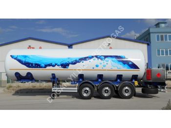 New Tanker semi-trailer for transportation of gas DOĞAN YILDIZ 45 M3 SEMI TRAILER LPG TANK ADR: picture 1