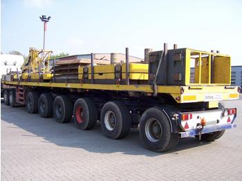 ES-GE Germany 85.000kg complete, 6 axle - Dropside/ Flatbed semi-trailer
