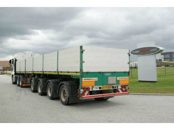 Faymonville 3 x tele bis 36 m + bordwände - Dropside/ Flatbed semi-trailer