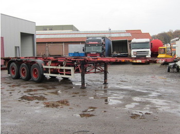 Langendorf SA 24/29 Containerchassis Blattfederung - Dropside/ Flatbed semi-trailer